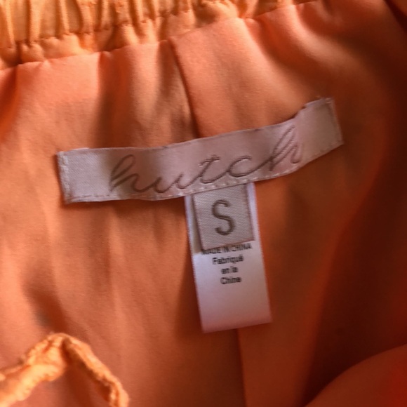 Anthropologie x Hutch Fantine Maxi Skirt Eyelet In Orange S - Picture 7 of 10